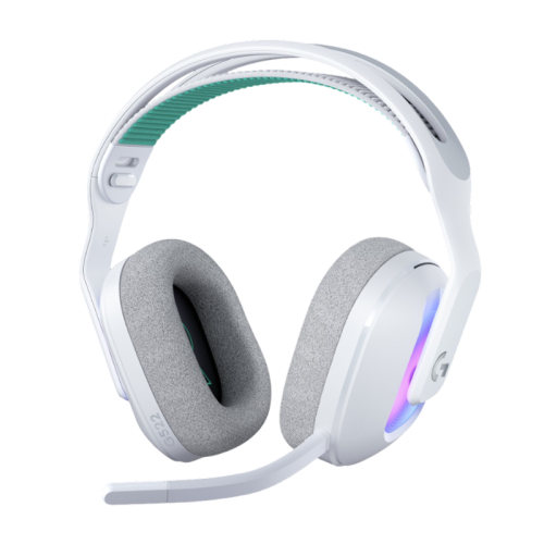 Logitech G522 LightSpeed Wireless Gaming Headset, Lightsync RGB, Full Bandwidth Mic, Advanced Synchronized Audio, Tri-Connectivity with LightSpeed, Bluetooth 5.3, White | G522