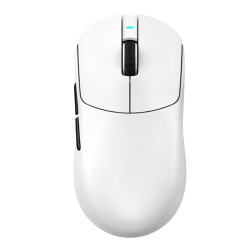 ATTACK SHARK X8 PLUS Wireless Gaming Mouse With C06 Ultra LED Cable, 55g SUPERLIGHT, Large Hand Size, PixArt PAW3395PRO Gaming Sensor, BT/2.4G Wireless/Wired, 40000 DPI, 500mAh Battery(White)  - (Used)