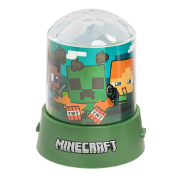 Paladone Minecraft Party Projection Light – 5.1 Inch | Official Minecraft LED Decor