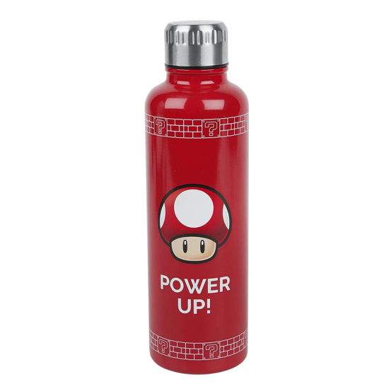 Paladone Super Mario Big Up Water Bottle – 500ml | Official Nintendo Merchandise Paladone Super Mario Big Up Water Bottle – 500ml | Official Nintendo Merchandise