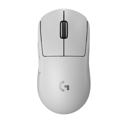 Logitech G PRO X Superlight Wireless Gaming Mouse, Ultra-Lightweight, Hero 25K Sensor, 25,600 DPI, 5 Programmable Buttons, Long Battery Life, Compatible with PC/Mac - White (Used)