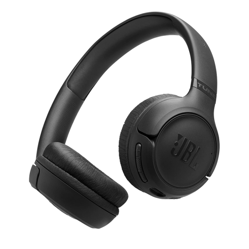 JBL Tune 530 BT Wireless On-Ear Headphones with JBL Pure Bass Sound, Bluetooth 6.0, Foldable Design and 76-Hour Battery Life, Google Fast Pair/Microsoft Swift Pair, Black