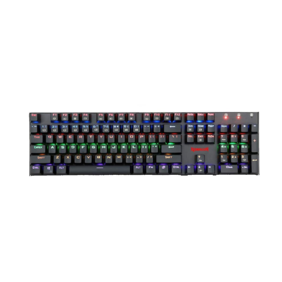 Redragon Rudra Rainbow Elite K565 Blue Switch Wired Mechanical Gaming Keyboard Redragon Rudra Rainbow Elite K565 Blue Switch Wired Mechanical Gaming Keyboard