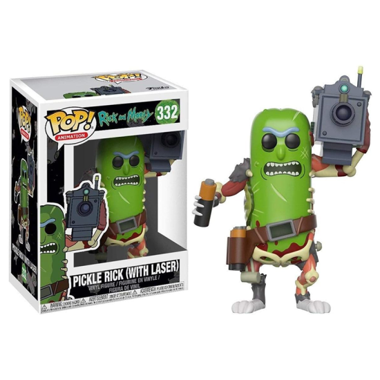 Funko Pop! Animation: Rick & Morty - Pickle Rick with Laser (332) Funko Pop! Animation: Rick & Morty - Pickle Rick with Laser (332)