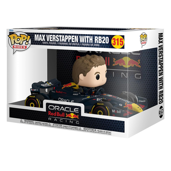 Funko Pop! Rides Super Deluxe: Oracle Red Bull Racing - Max Verstappen with RB20 (315) Funko Pop! Rides Super Deluxe: Oracle Red Bull Racing - Max Verstappen with RB20 (315)
