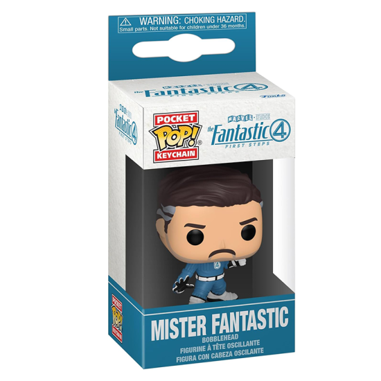 Funko Pop! Keychain: The Fantastic Four: First Steps - Mister Fantastic Funko Pop! Keychain: The Fantastic Four: First Steps - Mister Fantastic