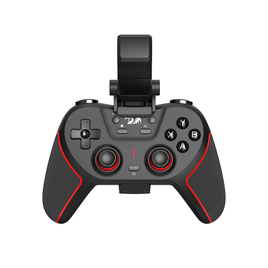 Redragon Sempiten G712 Gaming Controller With Cell Phone Holder – Black and Red Redragon Sempiten G712 Gaming Controller With Cell Phone Holder – Black and Red