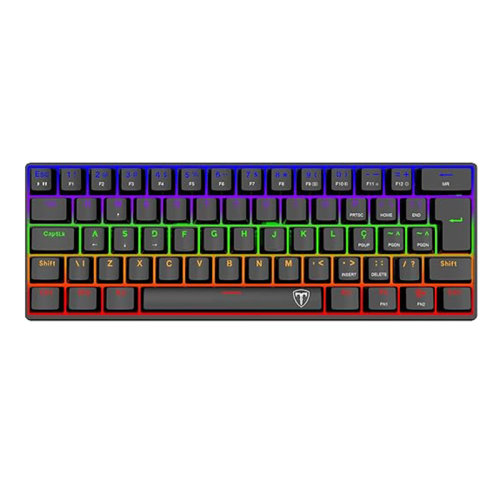 T-Dagger ARENA T-TGK321 60% Mechanical Gaming Keyboard (Blue Switch) - Black
