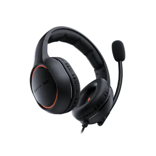 Cougar HX330 over-ear Gaming headset with 9.7mm Microphone – Black/Orange