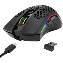 Redragon M808-KS Storm Pro Dual Mode RGB Gaming Mouse - Black | M808-KS