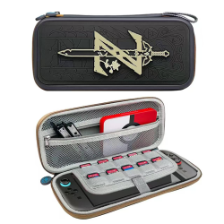 Generic The Legend of Zelda Carrying Case for Nintendo Switch 2 - Gray Generic The Legend of Zelda Carrying Case for Nintendo Switch 2 - Gray