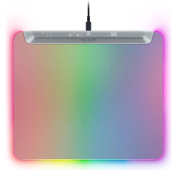 Razer Firefly V2 Pro RGB Gaming Mouse Pad, Full Backlit Illuminated Surface, Micro-textured, Integrated USB 2.0 Port, Detachable USB Type C Cable, Phantom White | RZ02-04920400-R3M1 Razer Firefly V2 Pro RGB Gaming Mouse Pad, Full Backlit Illuminated Surface, Micro-textured, Integrated USB 2.0 Port, Detachable USB Type C Cable, Phantom White | RZ02-04920400-R3M1