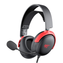 Havit H2015F 3.5 mm Humpt Wired Headphone, Over-the-top Game Headphone with PS4/PS5 Compatible Microphone