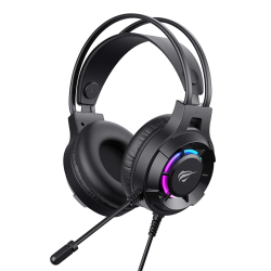Havit H2049d Wired Gaming Headphones With Microphone 3.5mm - Black | H2049d-BK -(Open Sealed)