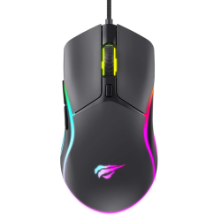 Havit MS1029 Gaming Series RGB Wired 8000DPI Gaming Mouse – Black |MS1029