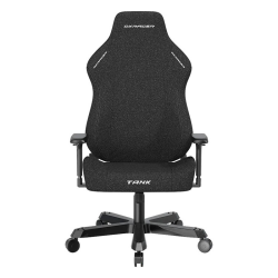 DXRacer Tank Series Gaming Chair Woven Fabric Upholstery 4D Adjustable Armrests Magnetic Headrest & Lumbar Support 90°~135° Back Recliner, Class 4 Hydraulics XXL Size  Black | GC/XXLTM23FBE/N