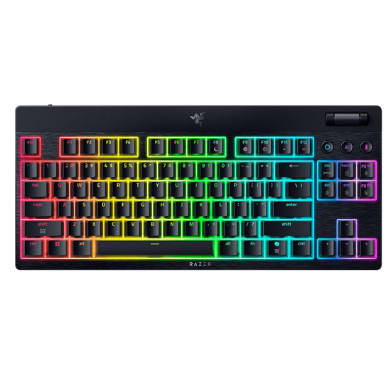 Razer BlackWidow V4 Low-Profile Tenkeyless HyperSpeed Mechanical Gaming Keyboard Black | RZ03-05450500-R3M1 Razer BlackWidow V4 Low-Profile Tenkeyless HyperSpeed Mechanical Gaming Keyboard Black | RZ03-05450500-R3M1