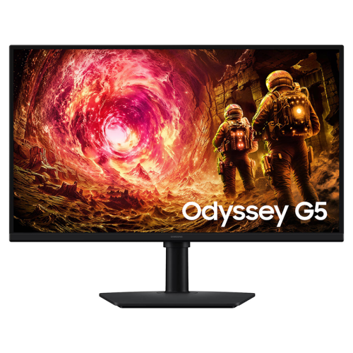 SAMSUNG Odyssey G5 G50F Gaming Monitor, 27" IPS Display, QHD Resolution, 180Hz Refresh Rate, 1ms (GtG) Response Time, AMD FreeSync & G-Sync Compatible, 16.7m Color Support | LS27FG502EMXUE
