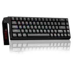 AULA WIN68 HE Mechanical Gaming Keyboard Black Gray Wood Magnetic Switch AULA WIN68 HE Mechanical Gaming Keyboard Black Gray Wood Magnetic Switch