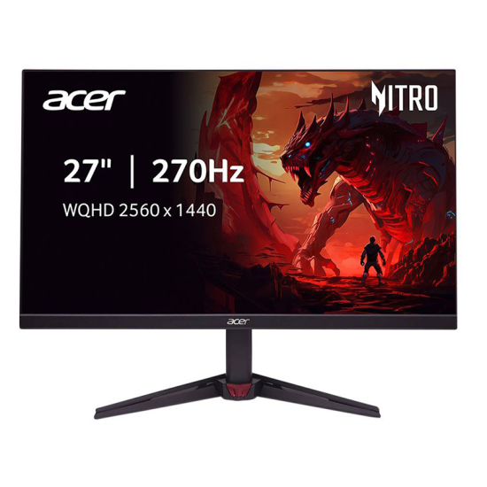 Acer Nitro VG270U Z1bmiipx 27" 2K WQHD (2560 x 1440) 270Hz Gaming Monitor | UM.HV0AA.102 Acer Nitro VG270U Z1bmiipx 27" 2K WQHD (2560 x 1440) 270Hz Gaming Monitor | UM.HV0AA.102