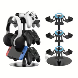 DeadSkull Multifunctional Game Controller Rack with Three Layers - Black | DS-MZ8012 DeadSkull Multifunctional Game Controller Rack with Three Layers - Black | DS-MZ8012