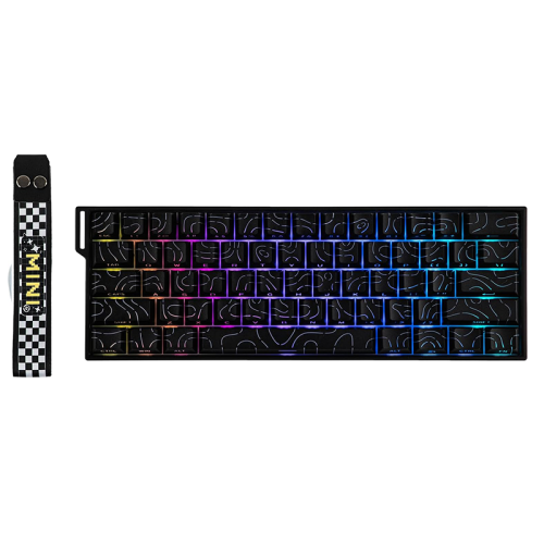 AULA MINI60 HE Spiritcloud Magnetic  Gaming Keyboard - Black CONTOUR
