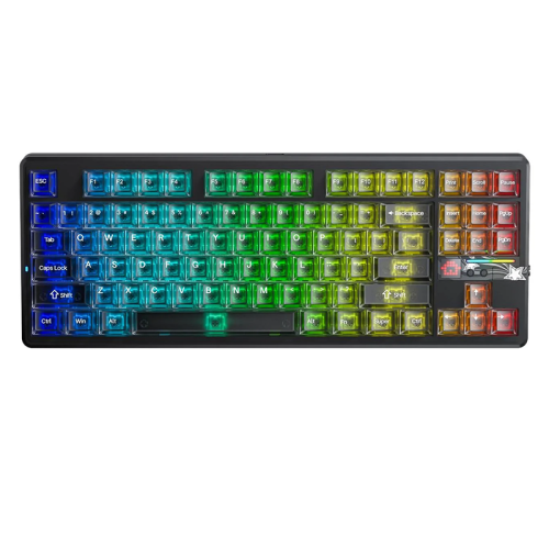 AULA F87 Pro V2 X3 LEOBOG X3 Switch Gaming Keyboard - Comic Keycap