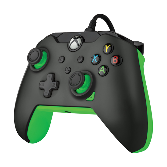 PDP Wired Xbox Controller for Series X|S, One & PC – Neon Black PDP Wired Xbox Controller for Series X|S, One & PC – Neon Black