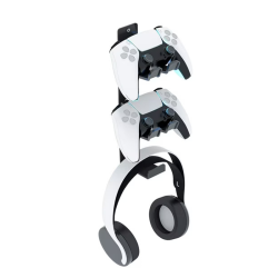 DeadSkull Controller & Headphone Holder Wall Mount Compatible with various controllers and headsets | DS-MZ8023 DeadSkull Controller & Headphone Holder Wall Mount Compatible with various controllers and headsets | DS-MZ8023