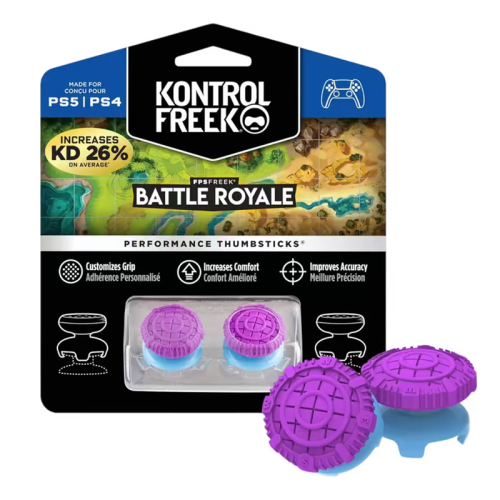 KontrolFreek Battle Royale Nightfall Analog - PS4 And PS5 - purple