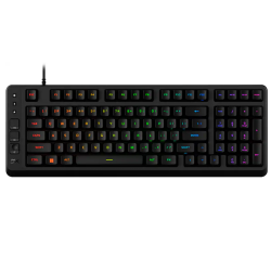 HyperX - Eve 1800 Compact Wired Membrane Gaming Keyboard with RGB Back Lighting - Black HyperX - Eve 1800 Compact Wired Membrane Gaming Keyboard with RGB Back Lighting - Black