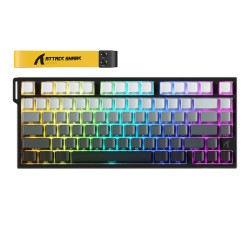 ATTACK SHARK R82 HE Rapid Trigger Keyboard Magnetic Switch with 0.005MM RT - Moonlit night ATTACK SHARK R82 HE Rapid Trigger Keyboard Magnetic Switch with 0.005MM RT - Moonlit night