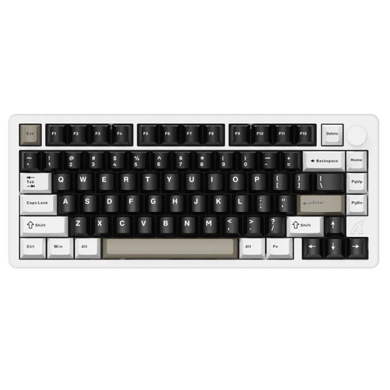 ATTACK SHARK X86 Full Aluminum Keyboard - Milk White | Green Tea Switch ATTACK SHARK X86 Full Aluminum Keyboard - Milk White | Green Tea Switch