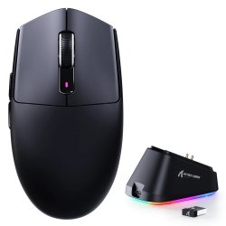 ATTACK SHARK G3 PRO Tri-mode Wireless Gaming Mouse with Charge Dock 25000 DPI Ultra Lightweight - Black ATTACK SHARK G3 PRO Tri-mode Wireless Gaming Mouse with Charge Dock 25000 DPI Ultra Lightweight - Black