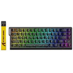 ATTACK SHARK X68 HE Rapid Trigger RGB Magnetic Gaming Keyboard with Adjustable Actuation,Hall Effect Magnetic Switch, 8KHz Polling Rate (Black Contour) ATTACK SHARK X68 HE Rapid Trigger RGB Magnetic Gaming Keyboard with Adjustable Actuation,Hall Effect Magnetic Switch, 8KHz Polling Rate (Black Contour)