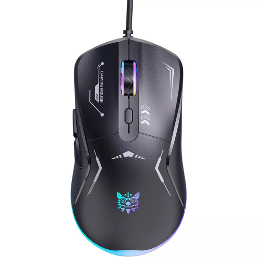 ONIKUMA CW917 RGB Gaming Mouse – 3600 DPI Optical Sensor, 6-Button Wired Gaming Mouse with RGB Lighting (Black)
