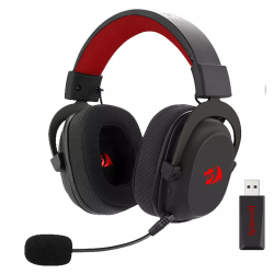 Redragon H510 PRO Zeus PRO RGB Wireless / Bluetooth / Wired Gaming Headset – 7.1 Surround Sound - Black