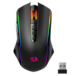 Redragon M914 NIX RGB Tri-Mode 2.4G/USB-C/Bluetooth Gaming Mouse - Black Redragon M914 NIX RGB Tri-Mode 2.4G/USB-C/Bluetooth Gaming Mouse - Black