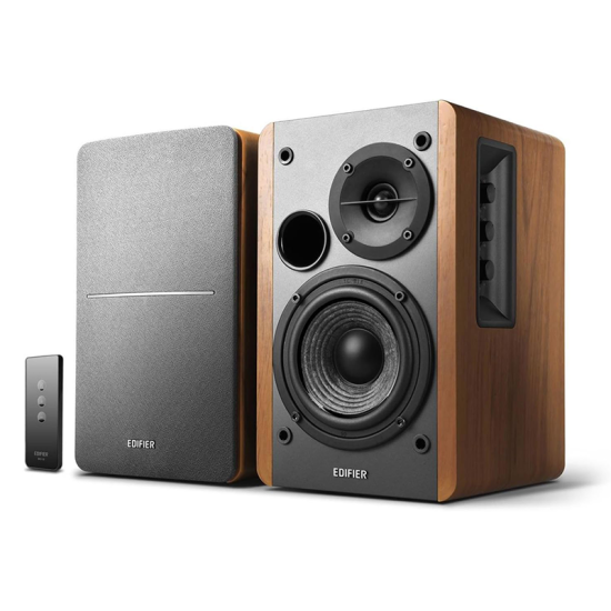 Edifier R1280T Powered Bookshelf Speakers - 2.0 Active Near Field Studio Monitor Speaker - Wooden Enclosure - 42 Watts RMS Power Edifier R1280T Powered Bookshelf Speakers - 2.0 Active Near Field Studio Monitor Speaker - Wooden Enclosure - 42 Watts RMS Power