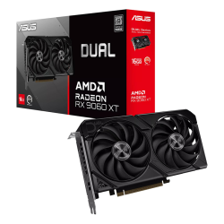 ASUS Dual Radeon RX 9060 XT Graphics Card,16GB GDDR6 128-Bit Memory, 3230 MHz Boost Memory, 20 Gbps Memory Clock, 2048 Stream Processors, PCI Express 5.0 | 90YV0LG2-M0NA00