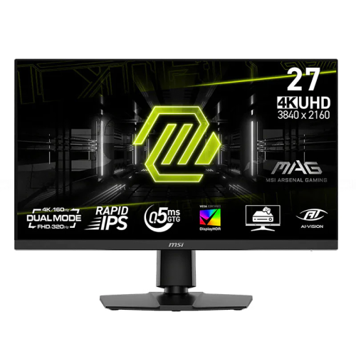 MSI MAG 272URDF E16 27-Inch Dual-Mode Gaming Monitor – 4K UHD 160Hz / FHD 320Hz Rapid IPS – Black