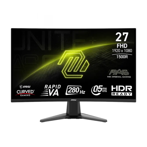 MSI MAG 276CXF 27 inch FHD 280Hz 0.5ms Curved Gaming Monitor – Black