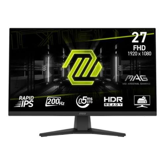 MSI MAG 272F X24 27" FHD Rapid IPS 240Hz 0.5ms HDR Gaming Monitor – Black MSI MAG 272F X24 27" FHD Rapid IPS 240Hz 0.5ms HDR Gaming Monitor – Black
