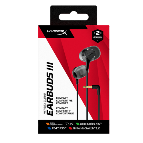 HyperX Cloud Earbuds III Gaming Earbuds - Black