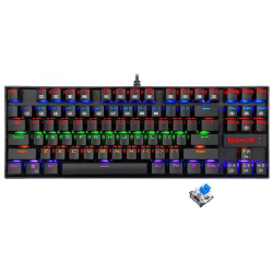 Redragon K552 KUMARA Blue Switch Rainbow LED Mechanical Gaming Keyboard – Arabic / English Layout