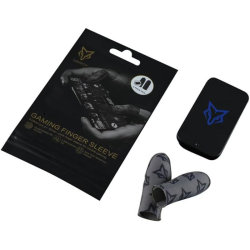 Sarafox C1 Sliver 2 Piece Pack Cloth Sensitive thin washable Mobile Gaming Finger Sleeve Finger Gloves