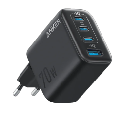 Anker Zolo Charger 70W 4 Ports With Cable USB-C  - Black | B121CL11