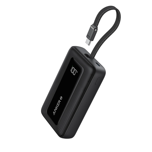 Anker Zolo Power Bank With Built-In USB-C 10,000mAh 30W - Black | A1688H11