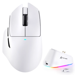 ATTACK SHARK V6 Ultra-Light Tri-Mode Gaming Mouse - White ATTACK SHARK V6 Ultra-Light Tri-Mode Gaming Mouse - White