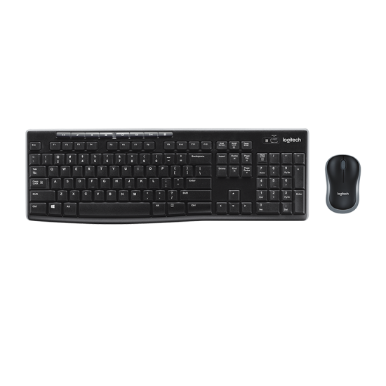 Logitech MK270 Wireless Keyboard Mouse Combo - Black | 920-004519 Logitech MK270 Wireless Keyboard Mouse Combo - Black | 920-004519